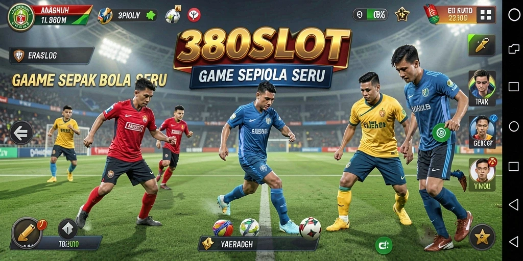 Tampilan gameplay sepak bola di 380SLOT yang mendebarkan.