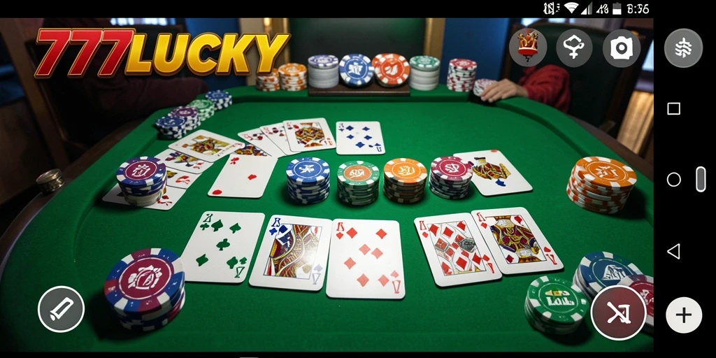 Screenshot gameplay Gaple di 777LUCKY yang penuh aksi.