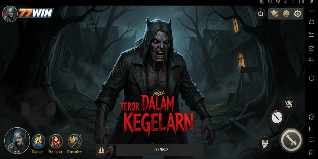 Menghadapi kegelapan dalam game horor 77WIN.