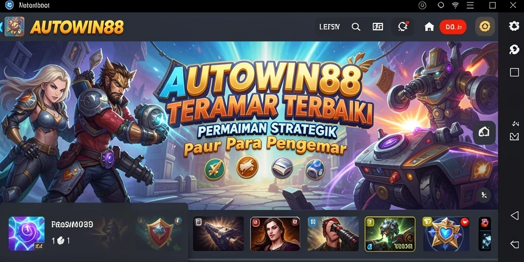 Screenshot gameplay AUTOWIN88 menampilkan momen strategis yang mendebarkan.