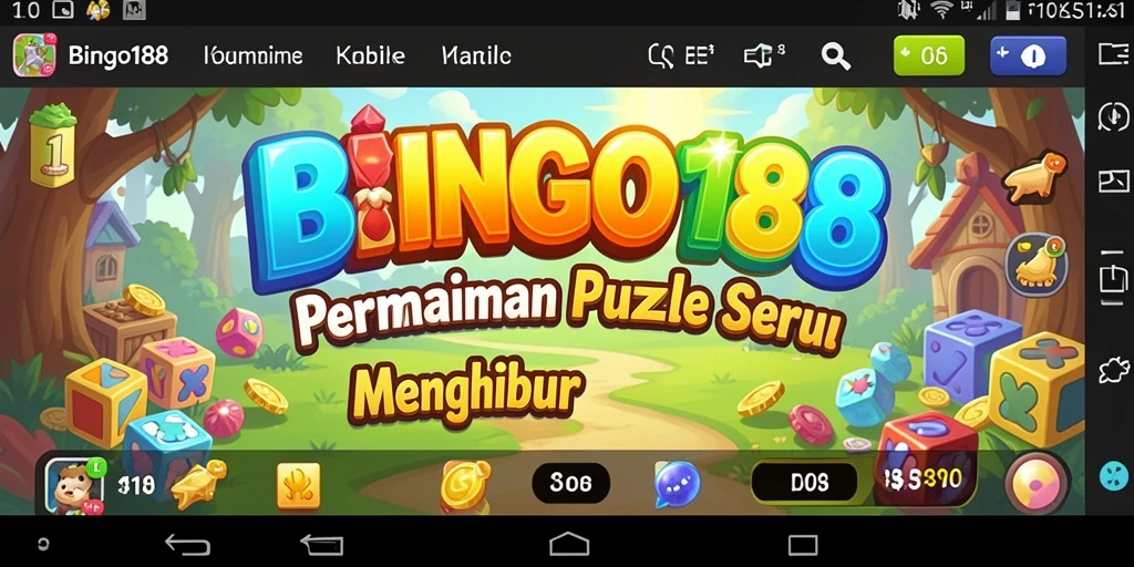 Tampilan permainan BINGO188 menampilkan elemen puzzle yang menarik.