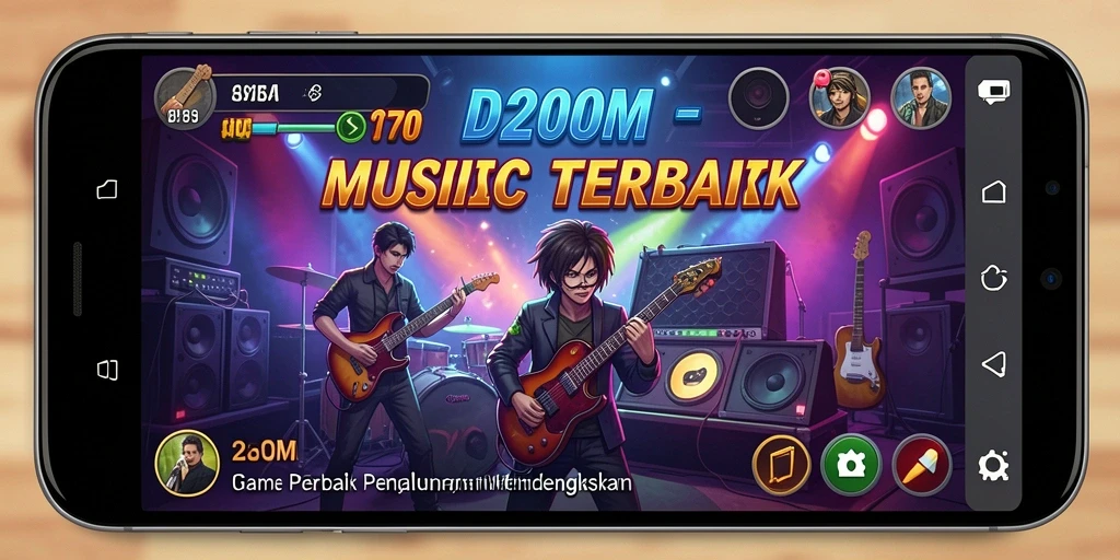 Tampilan gameplay D200M yang interaktif dan menyenangkan.