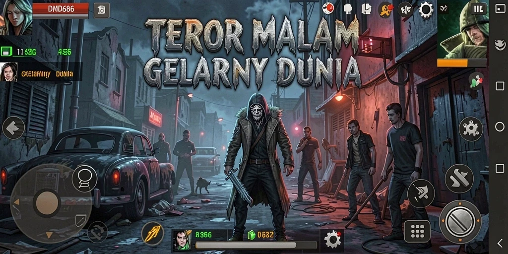 Gameplay menakutkan yang penuh dengan momen mengejutkan.