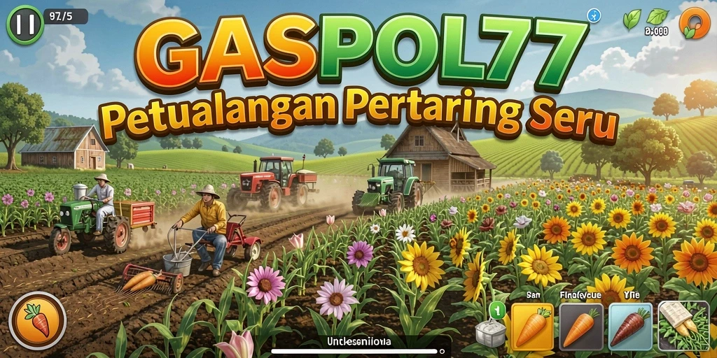 Tampilan gameplay GASPOL77 yang menyenangkan dalam bertani.