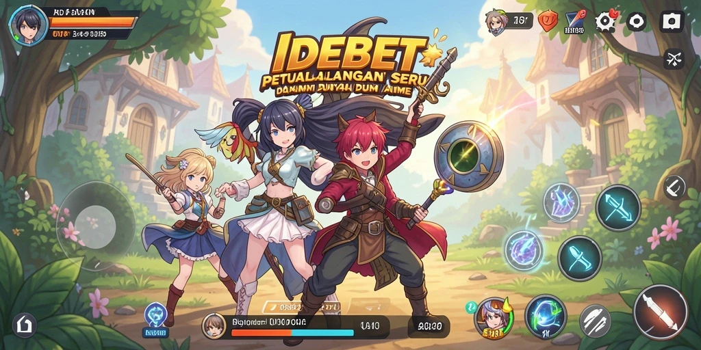 Gameplay IDEBET yang memikat dengan karakter anime yang beragam.