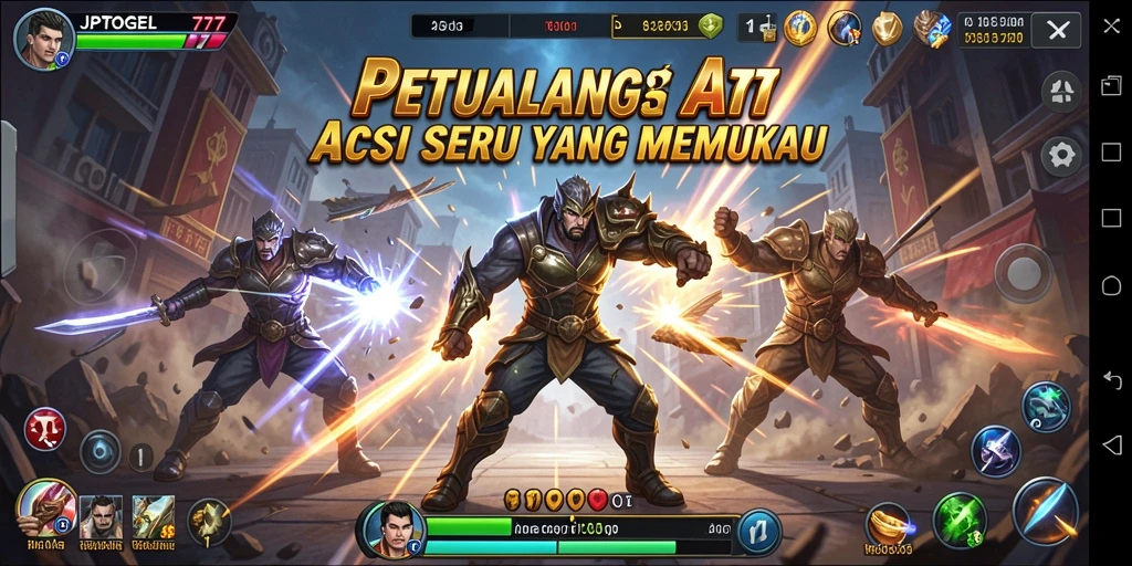 Tampilan menarik dari gameplay seru JPTOGEL77.