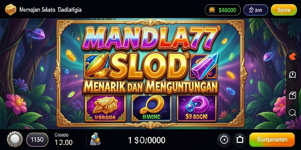 Gameplay seru dan menarik di MANDALA77 dengan putaran Slot yang penuh warna.