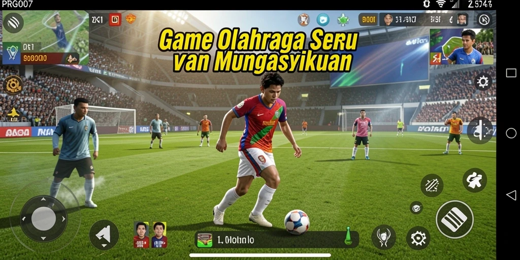 Tampilan gameplay seru PRG007 dengan aksi olahraga yang menegangkan.