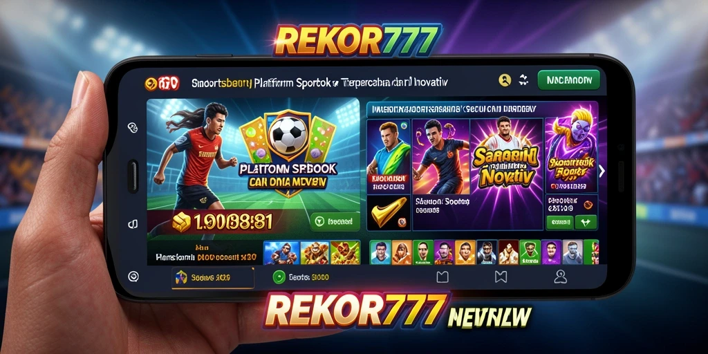 Tampilan utama <strong>REKOR777</strong> saat pengguna melakukan taruhan olahraga.