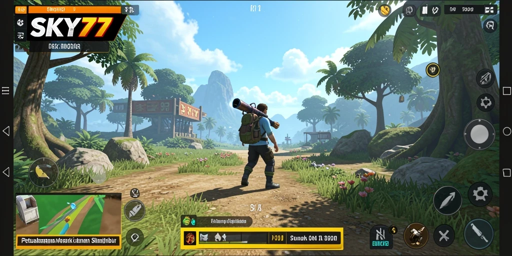 Tampilan gameplay <strong>SKY77</strong> yang memukau dan interaktif.
