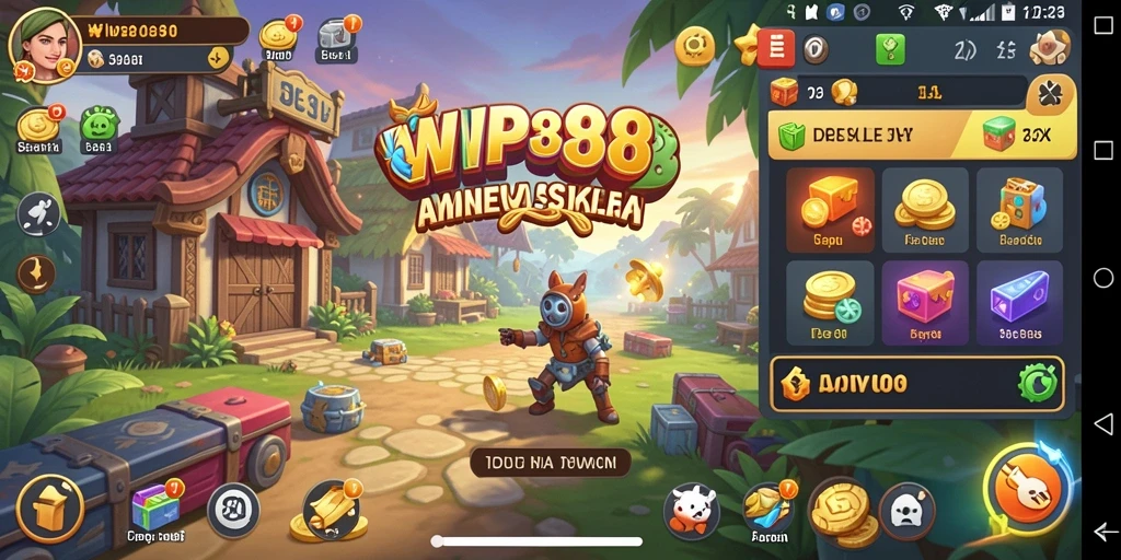 Tampilan gameplay <strong>WP888</strong> yang seru dan penuh warna.